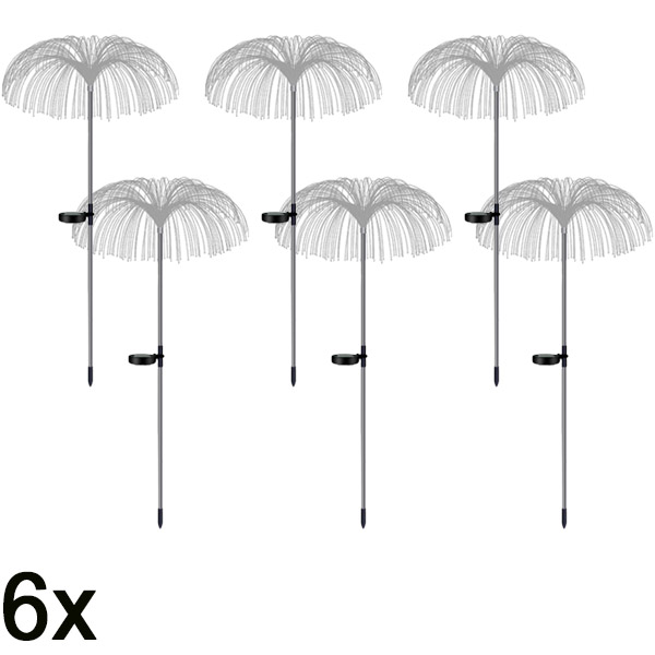 6x Solární tropická zahradní světla | LUMIPALM