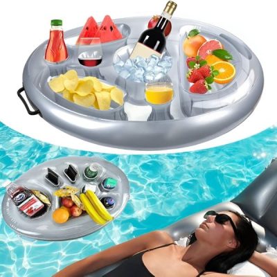 Perfektní nafukovací podnos na nápoje do bazénu | FLOATPLATI